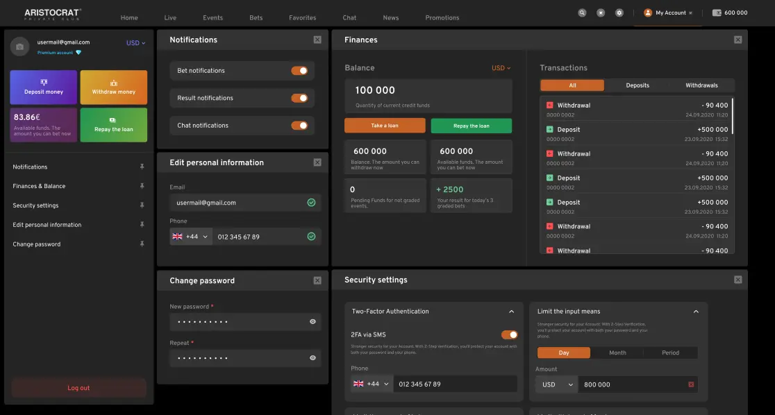 Betting Web & Mobile App Design (Case Study) - Limeup