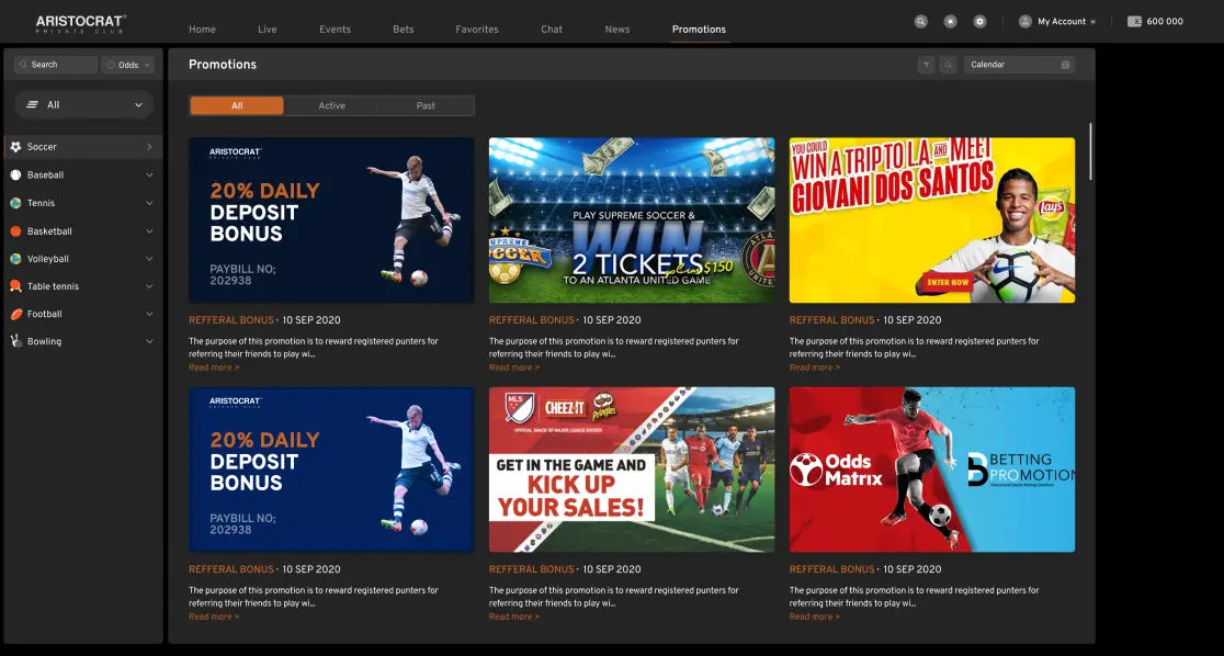 Aristocrat Promotions