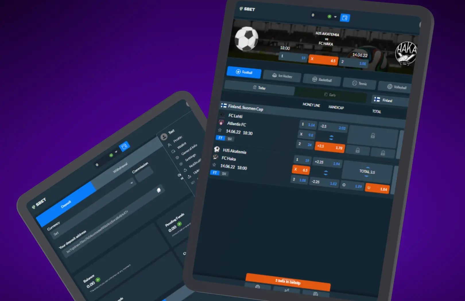 sports betting website development