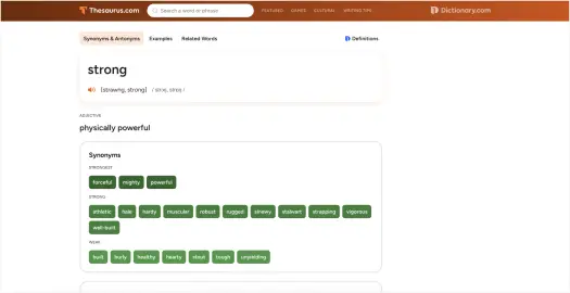 Thesaurus 1