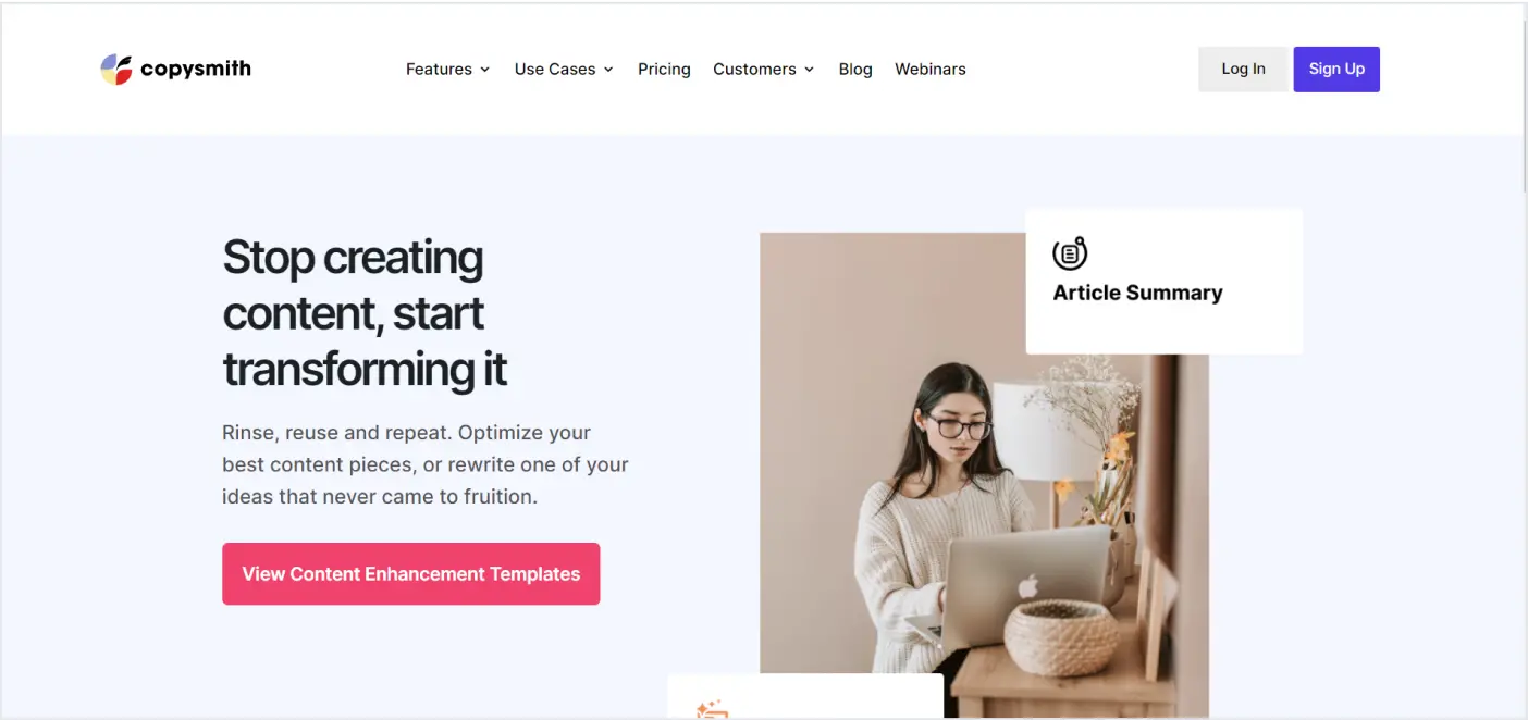 copywriting tool Copysmith