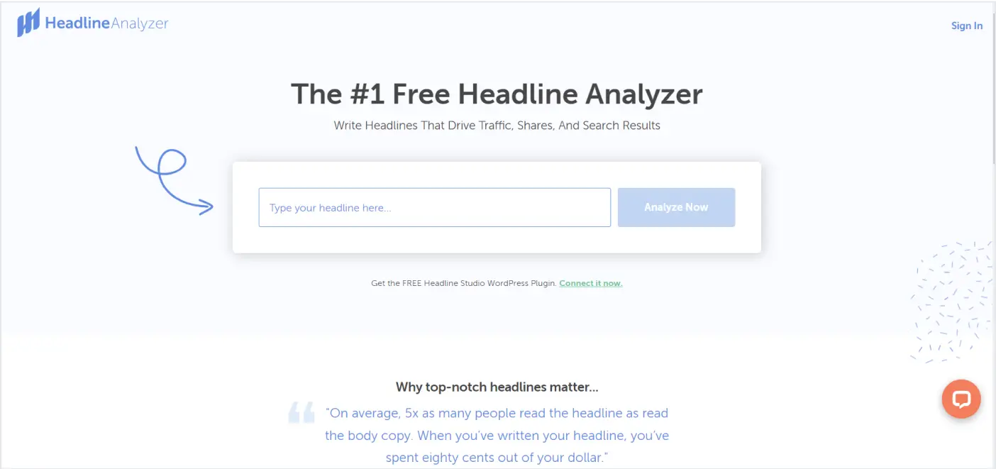 Coschedule’s Headline Analyzer
