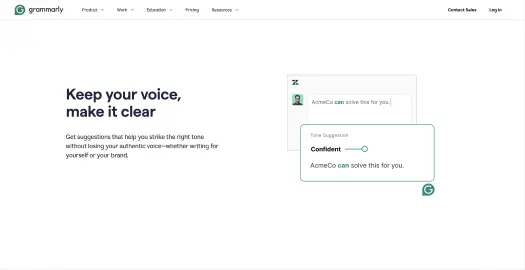 Grammarly Copywriting Tool 1