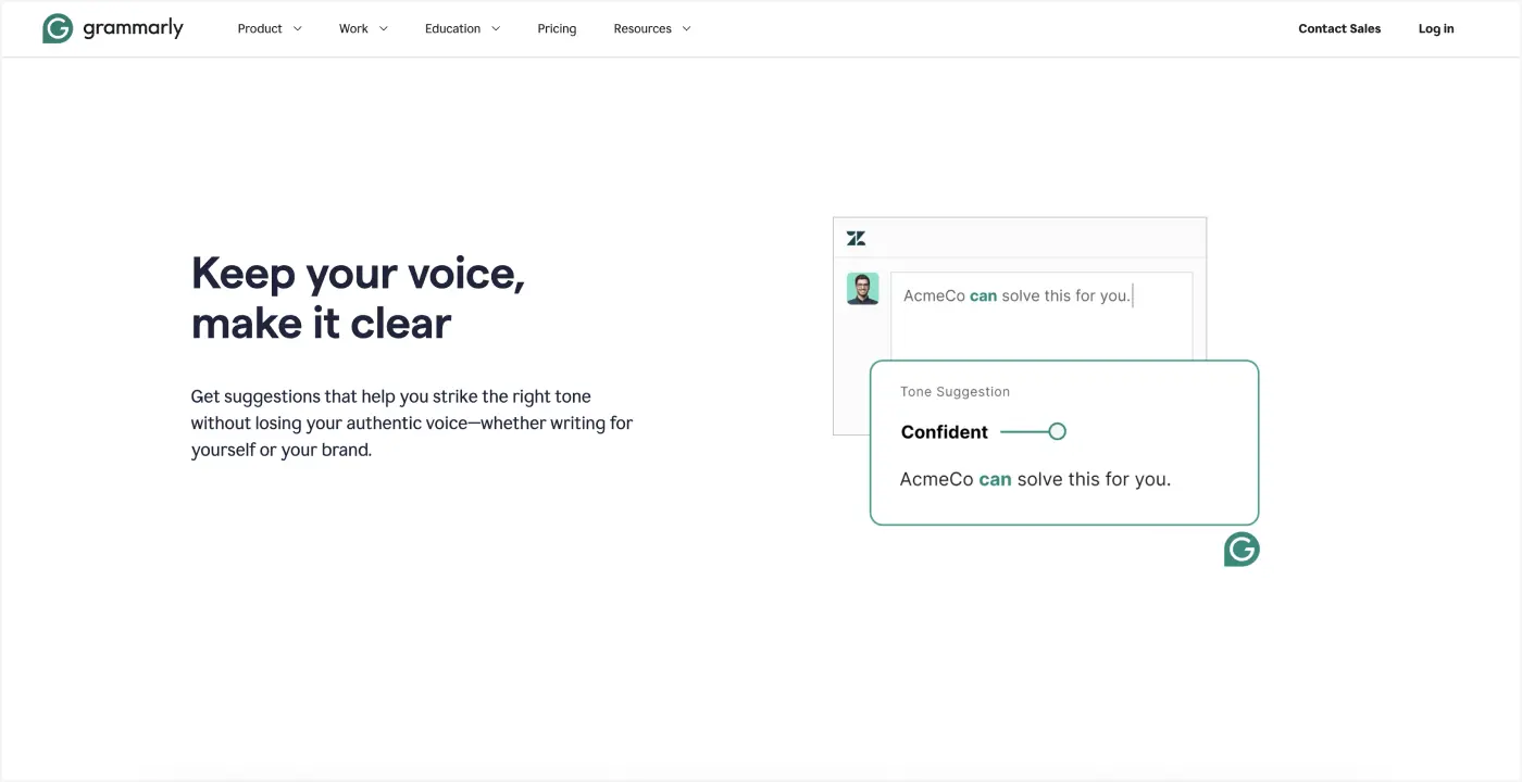 Grammarly Copywriting Tool
