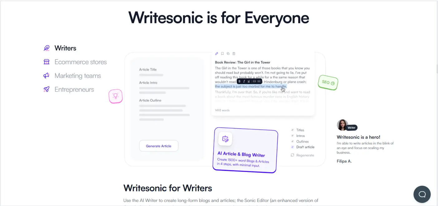 Writesonic