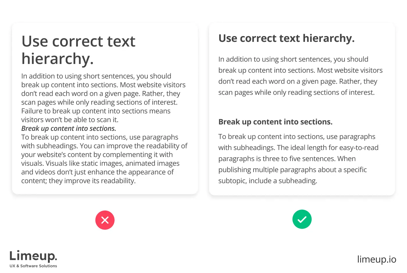 Increasing Readability