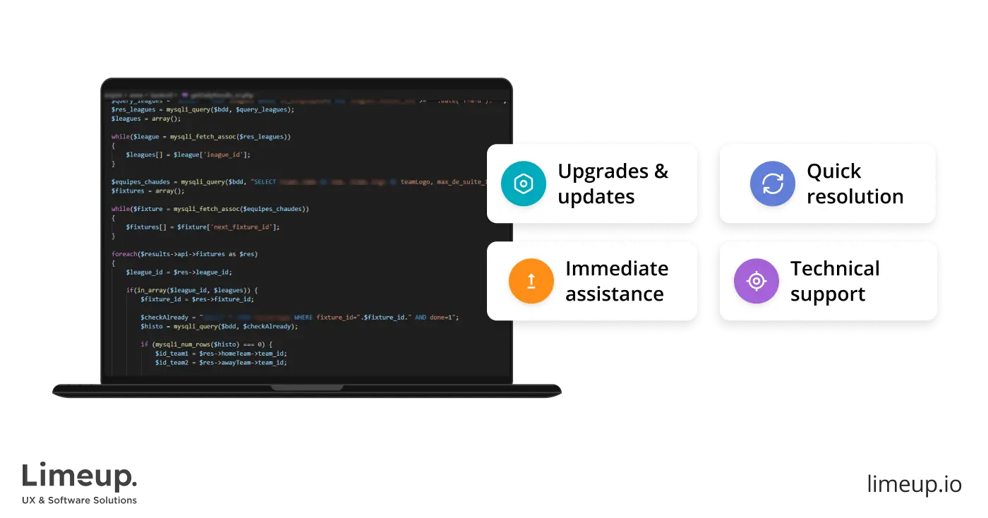 Support and maintenance