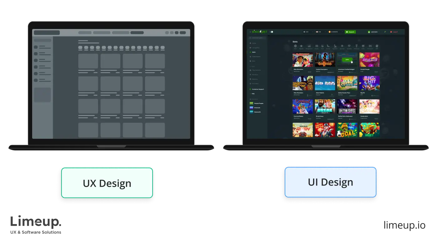 UX/UI design example