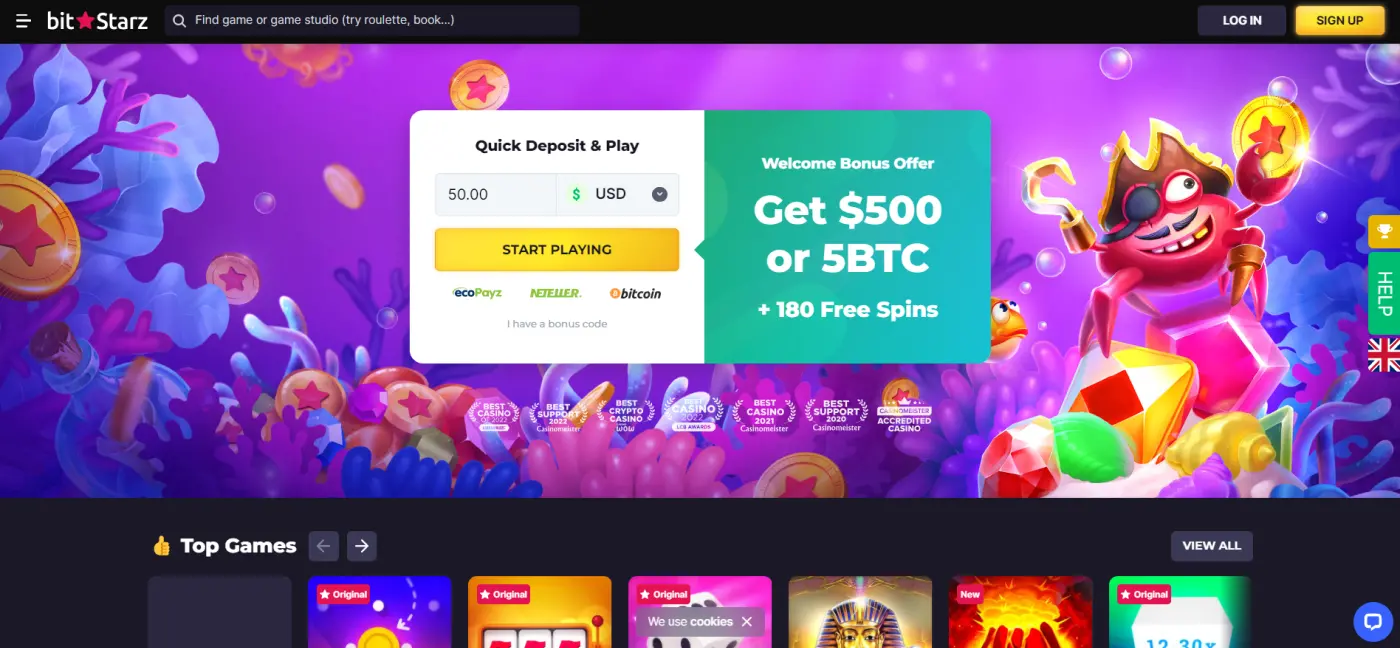 best casino website design