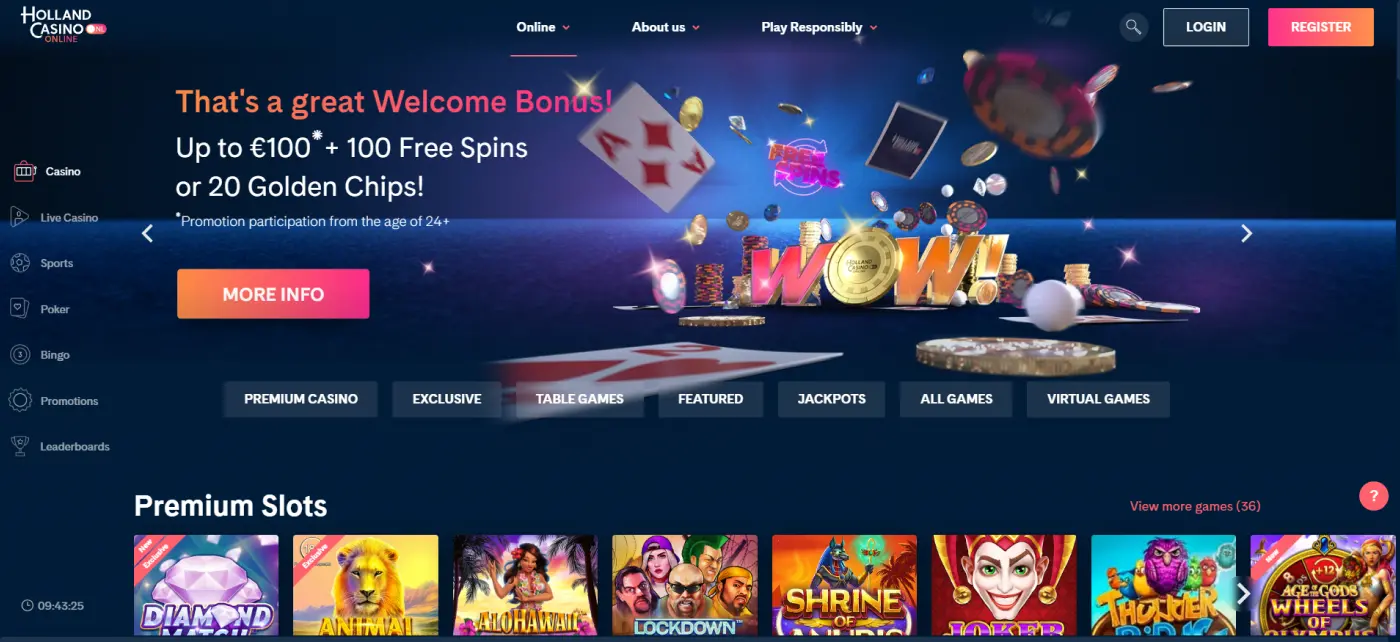 casino website design inspiration