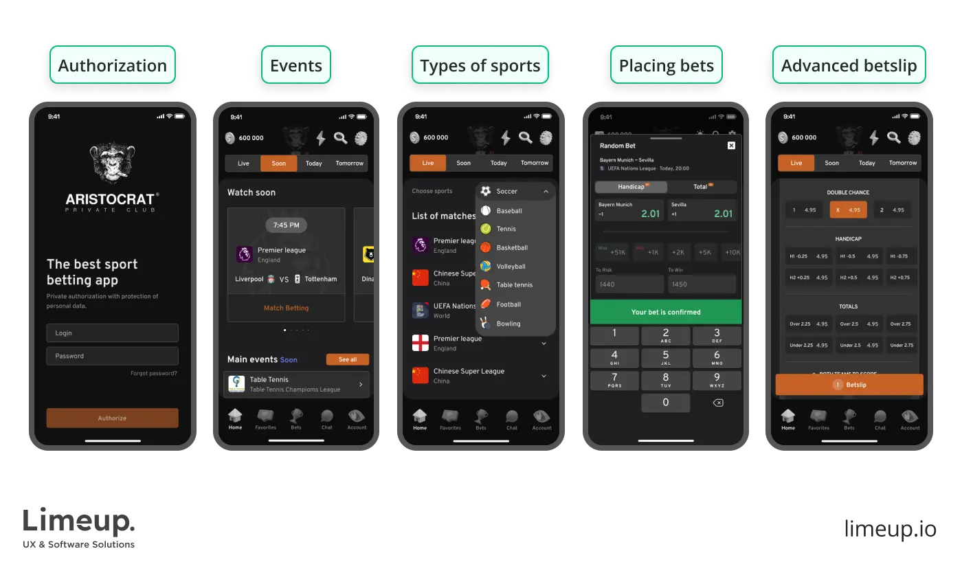 sports betting mobile app development