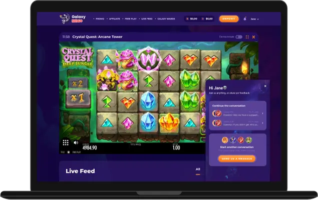 Striking homepage and branding