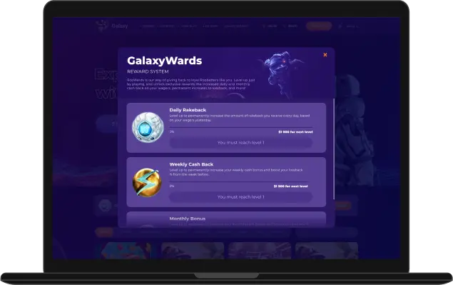 Exciting rewards system