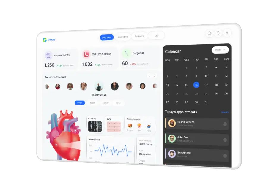 Custom medical platforms