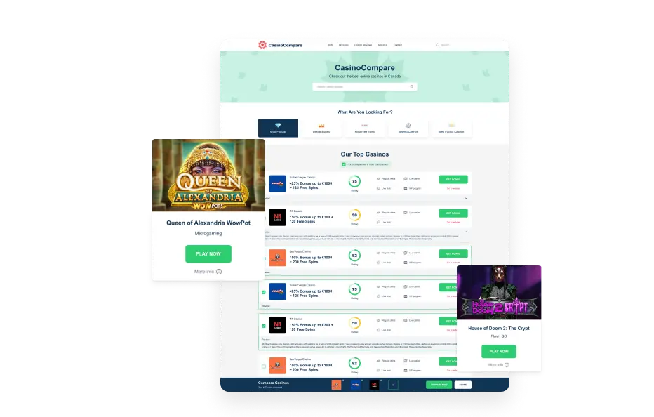 UI/UX design & Branding for turnkey online casino