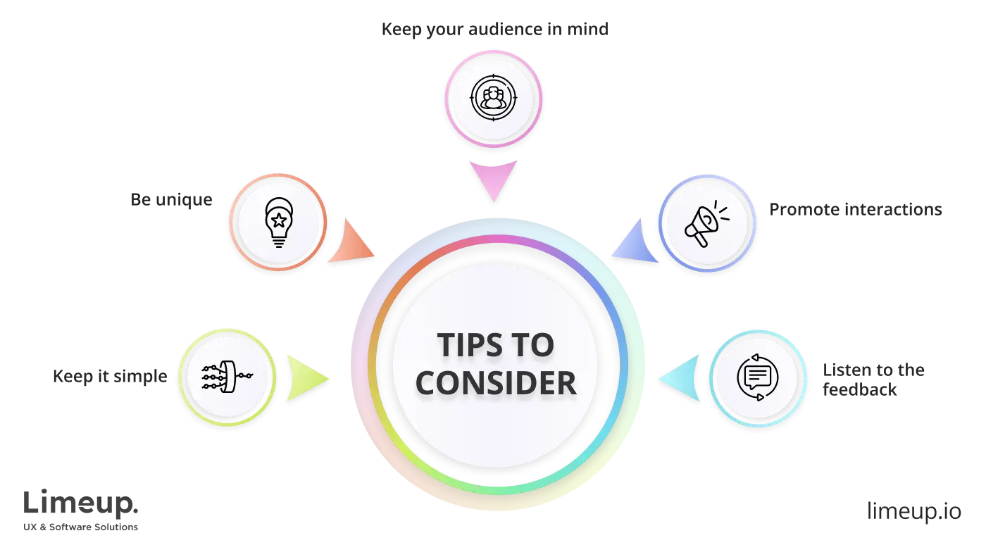 Tips to consider when you make a social media app
