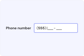 Masked Data Entry Control