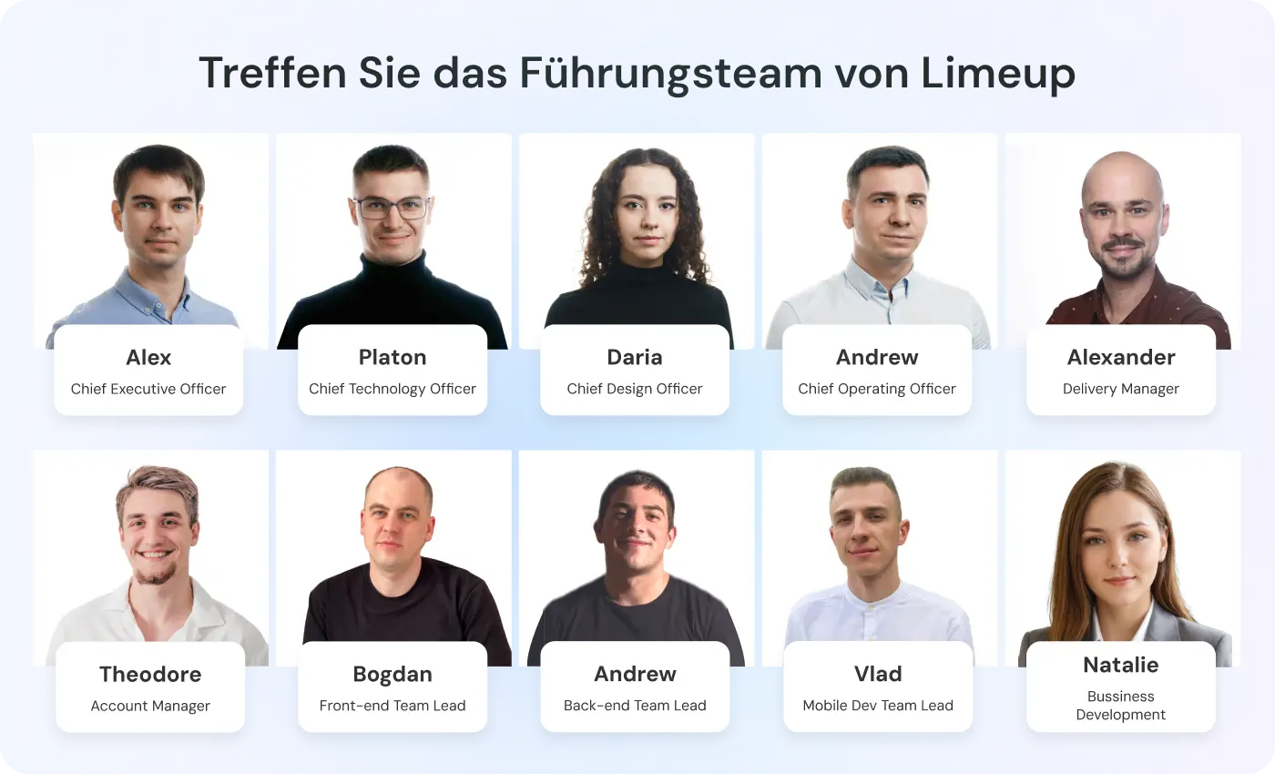 Limeup Unternehmen team