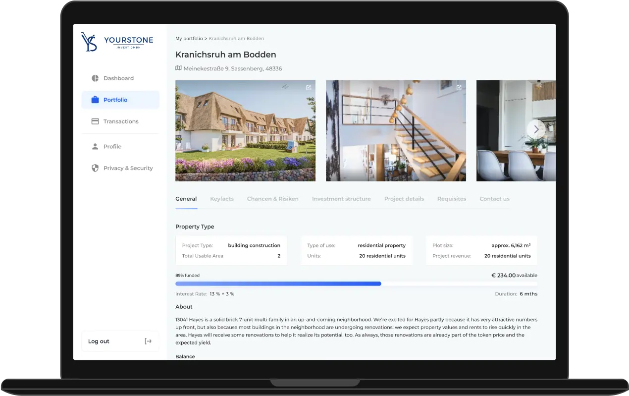 yStone Property profiles