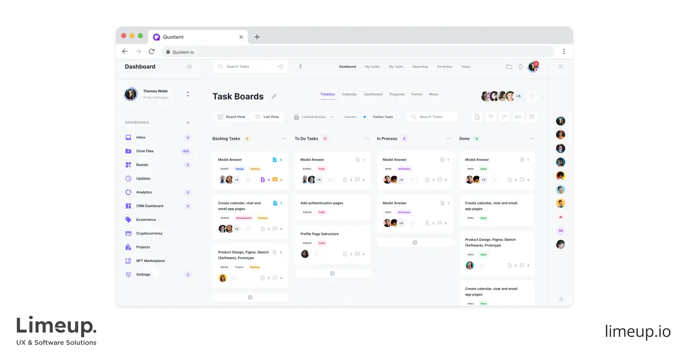 Web application development