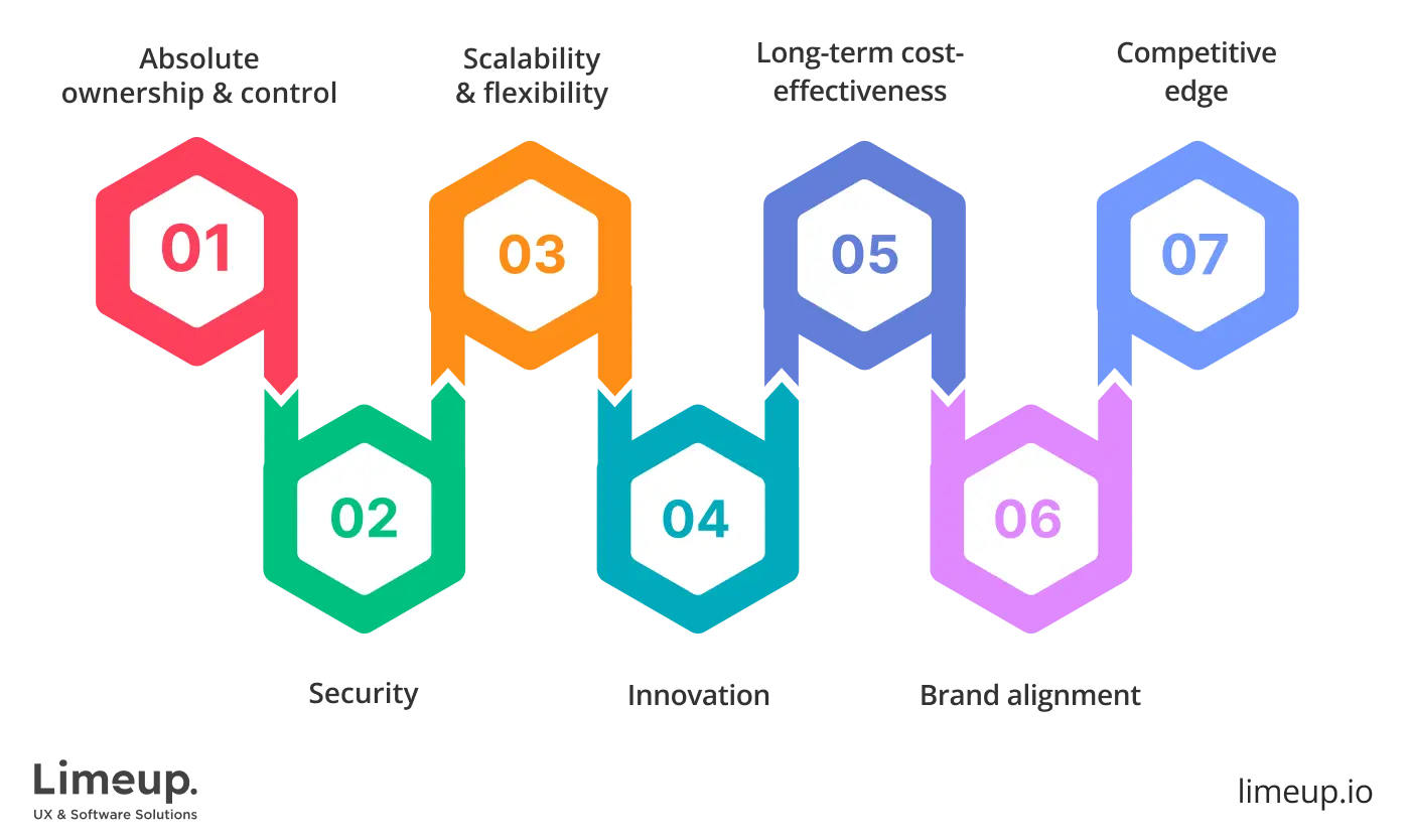 Advantages of developing bespoke software