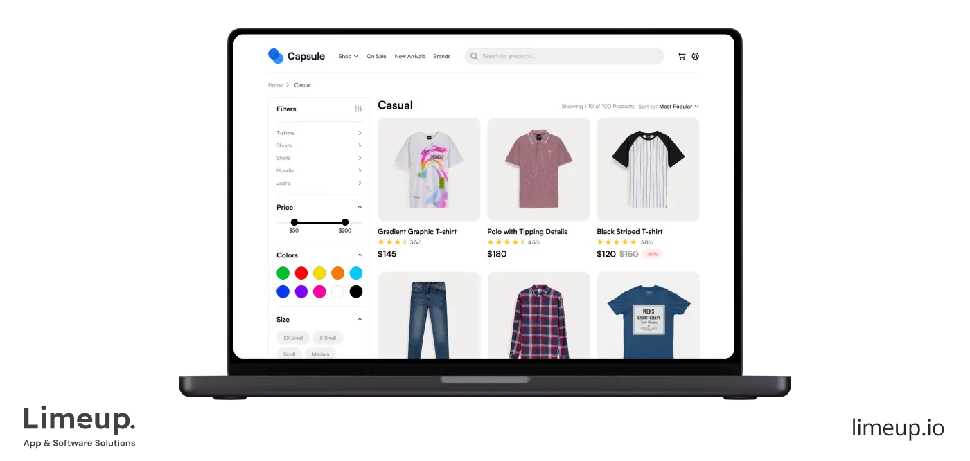 E Commerce Development Example 1