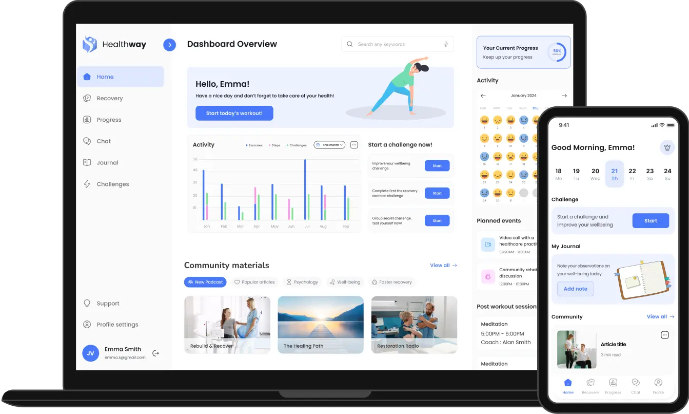 Development of Mobile Application for Patients Recovery 1