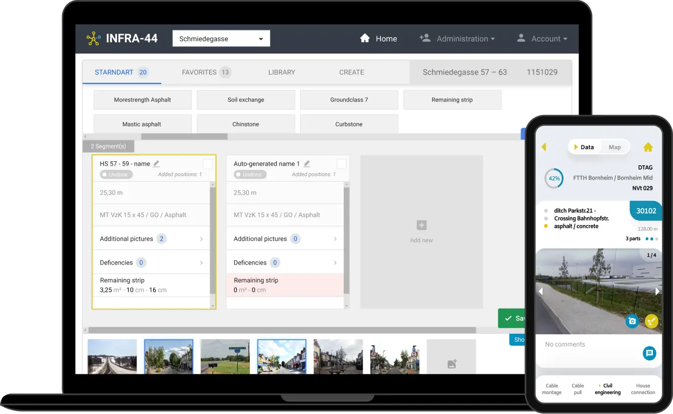 Web and mobile app development for civil engineering