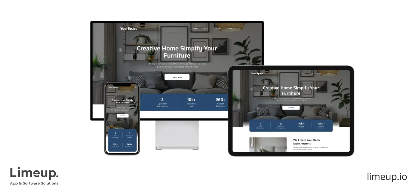 website design example
