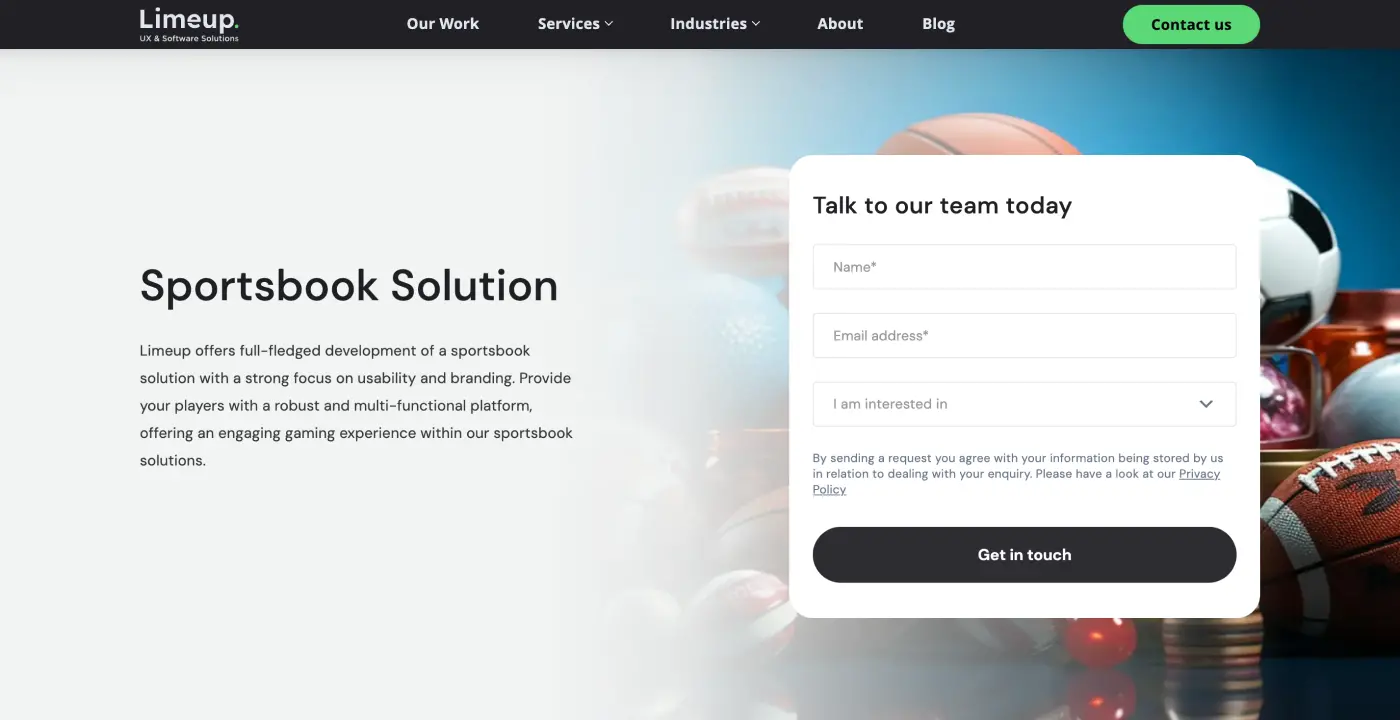 Sportsbook Solutions by Limeup