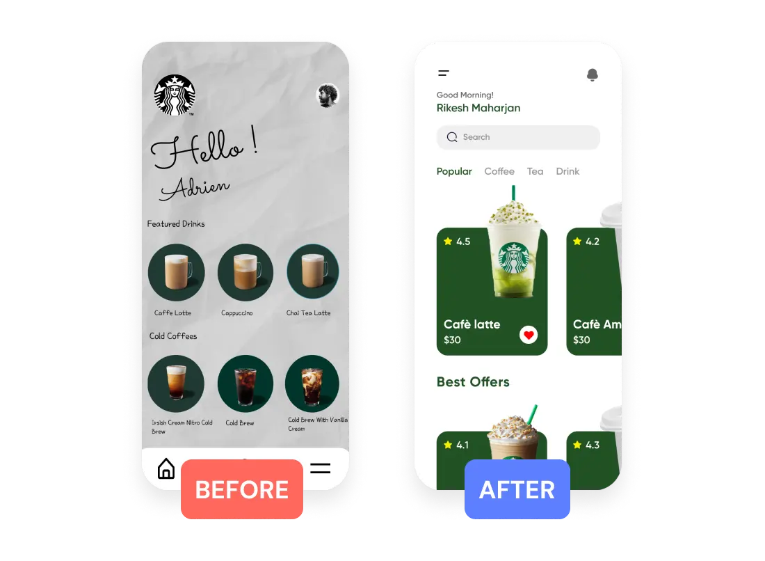 Update mobile application