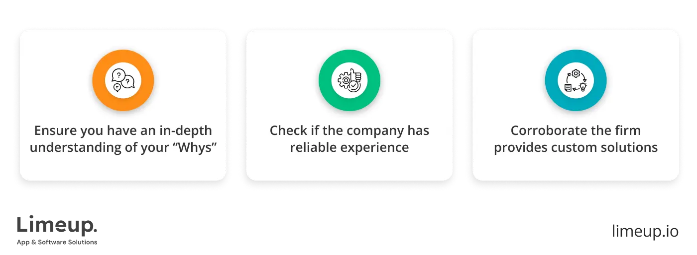 opt for companies that are developing AI software