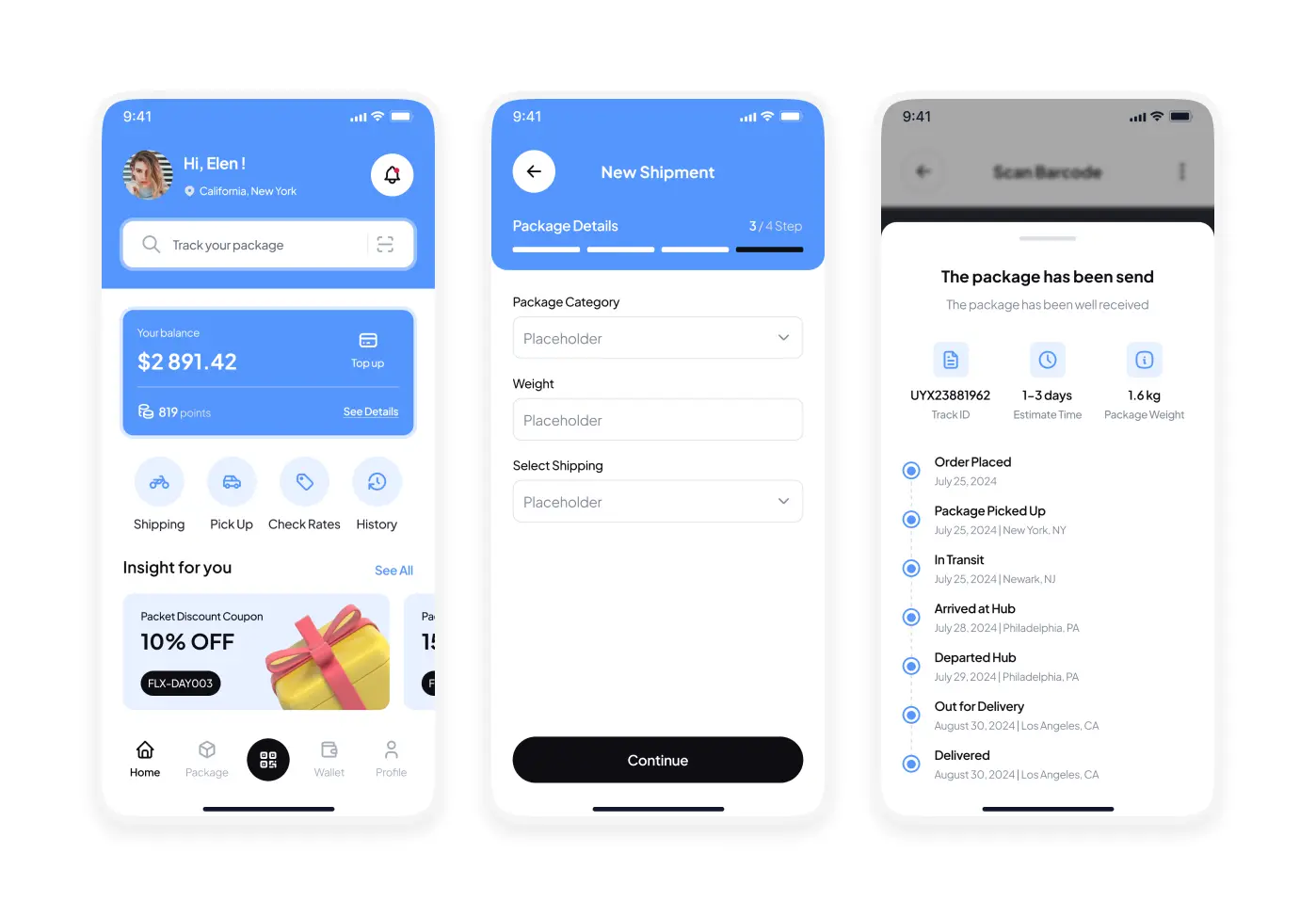 Custom logistics software