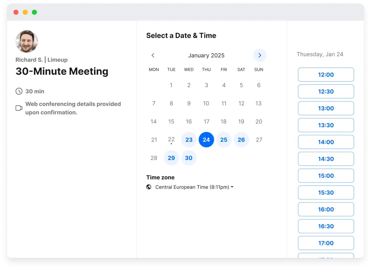 Schedule appointment