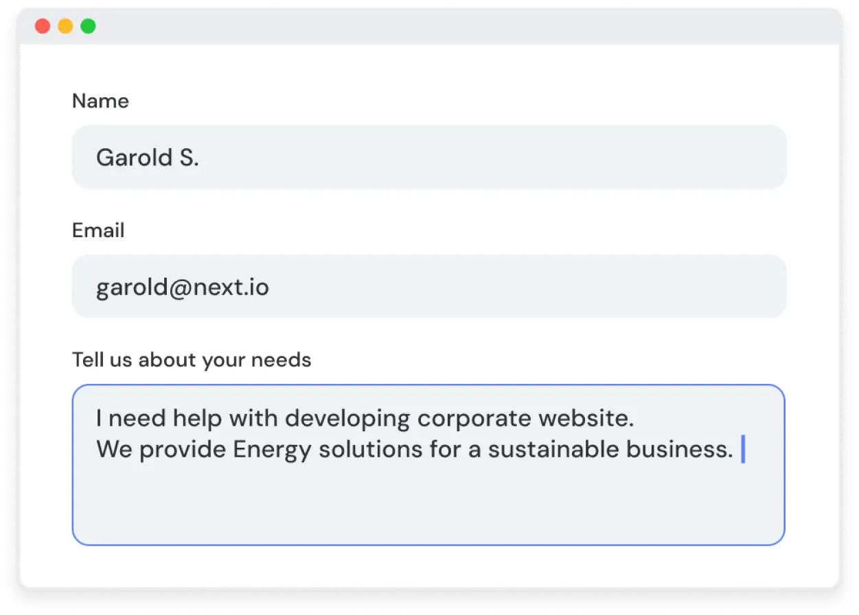 Share your challenges and objectives