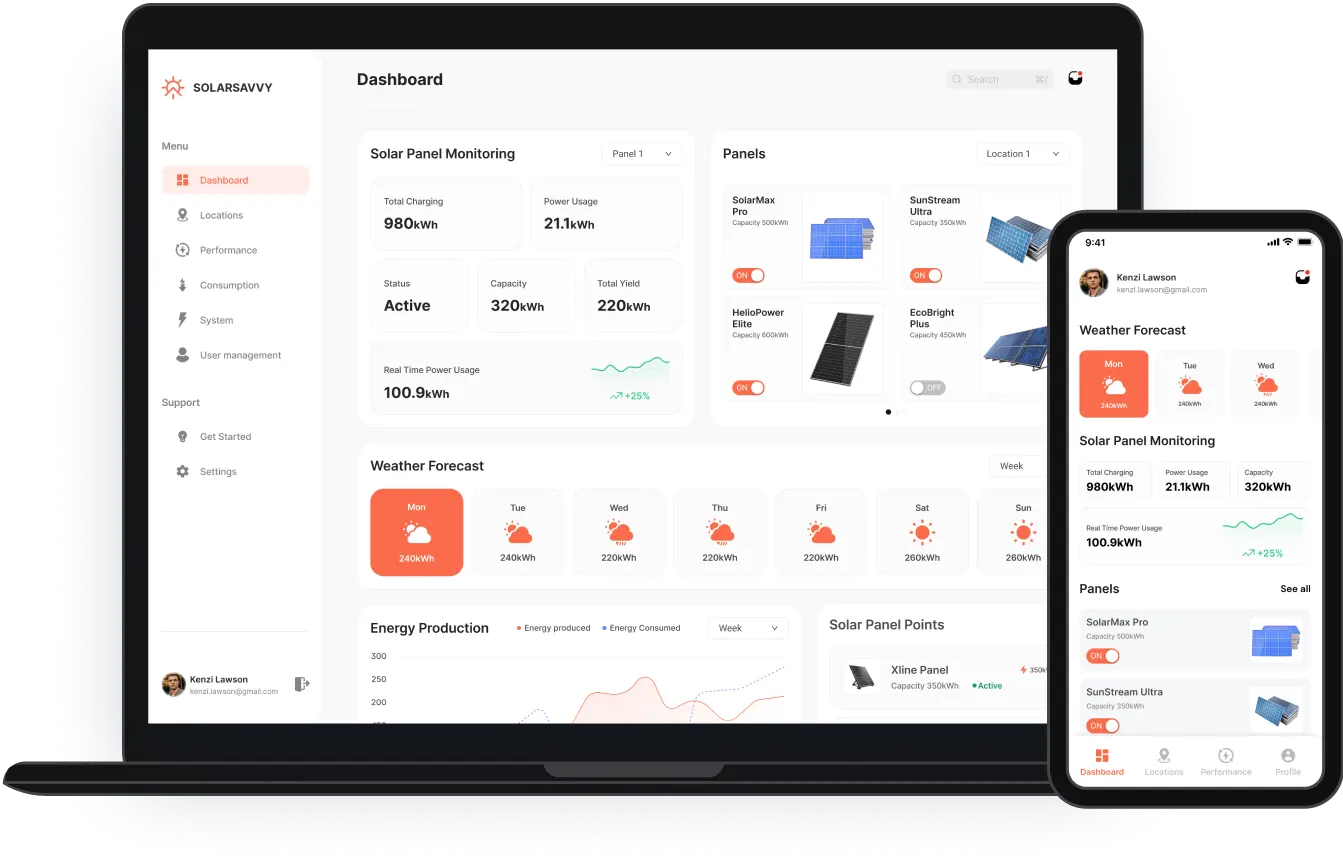 Solar Energy Platform Design and Development 2