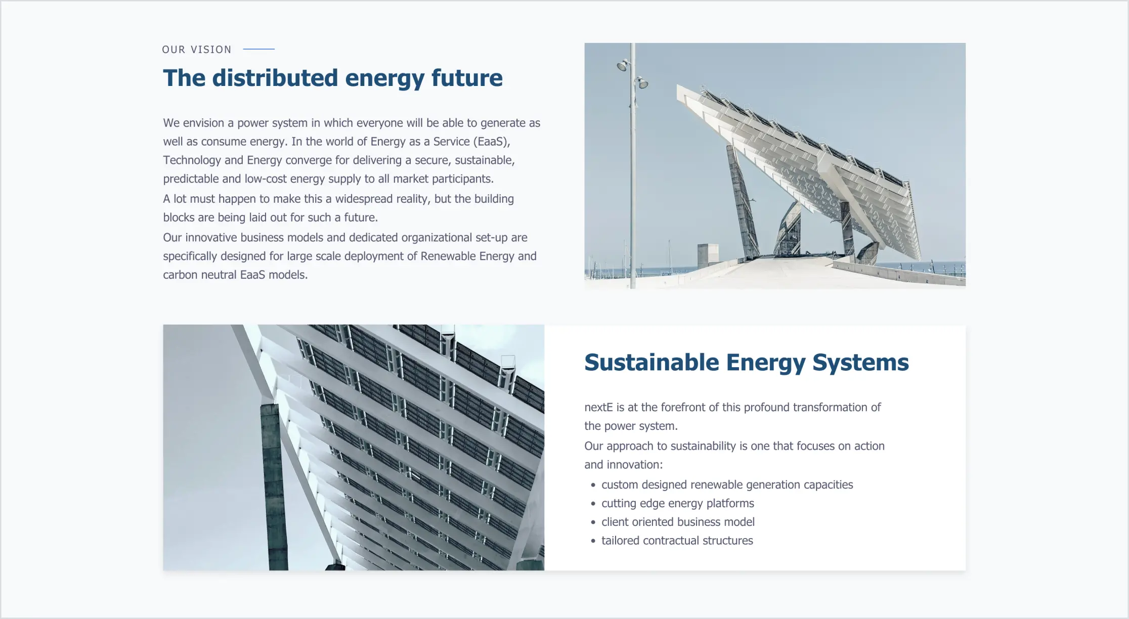 Vision screen example