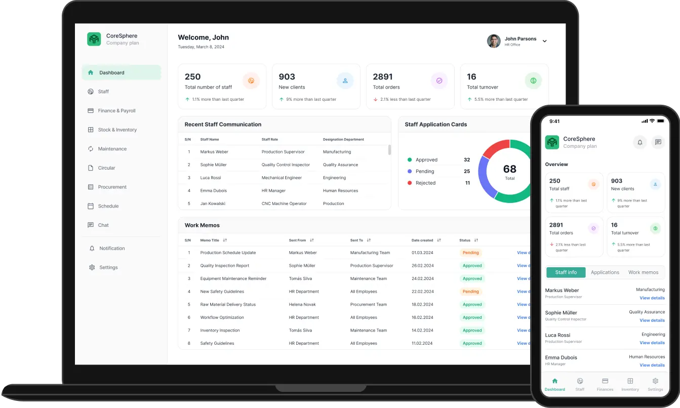 Design and Development of ERP Platform for Manufacturing 2