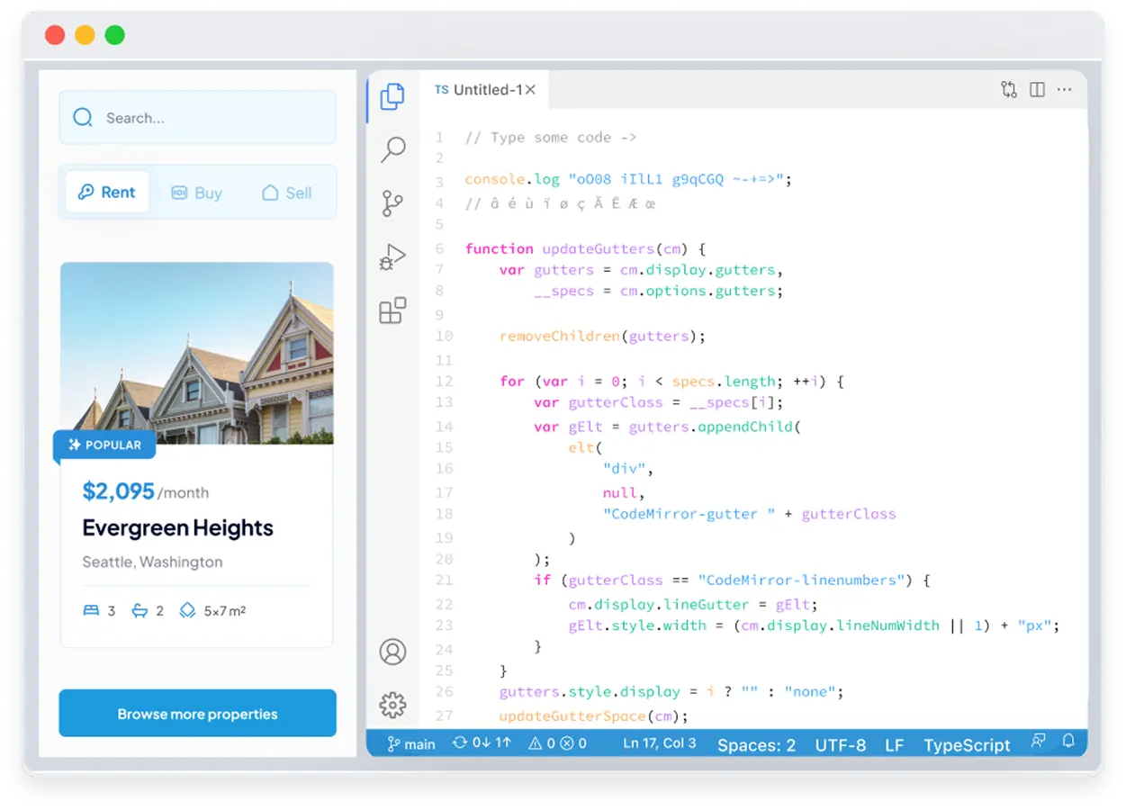 Solution development
