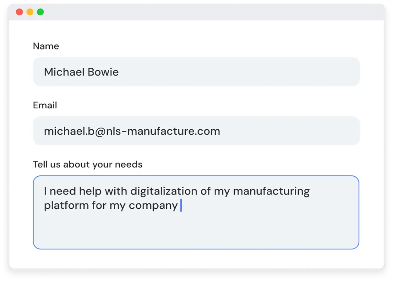 Describe your challenges and goals