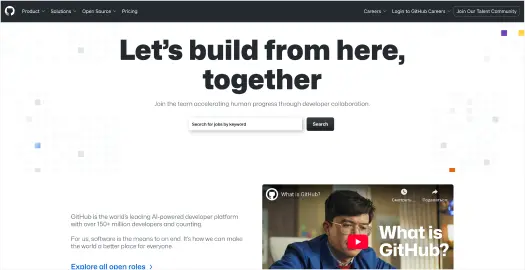 GitHub Careers 1