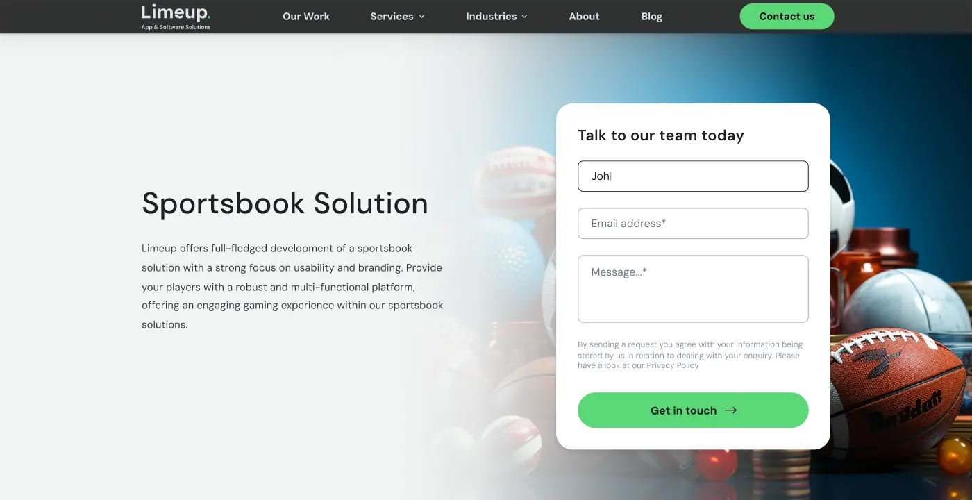 Sportsbook Solutions By Limeup