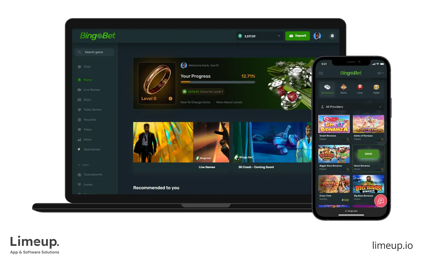 Online Casino Platform Example